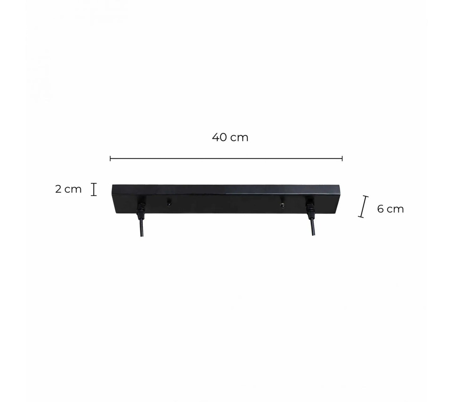 Lámpara Colgante De Metal Y Metal Imitación Madera 4 Luces - Witten