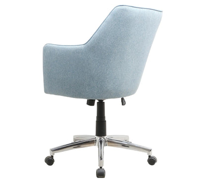 Fauteuil de bureau DEMESSIS en tissu bleu