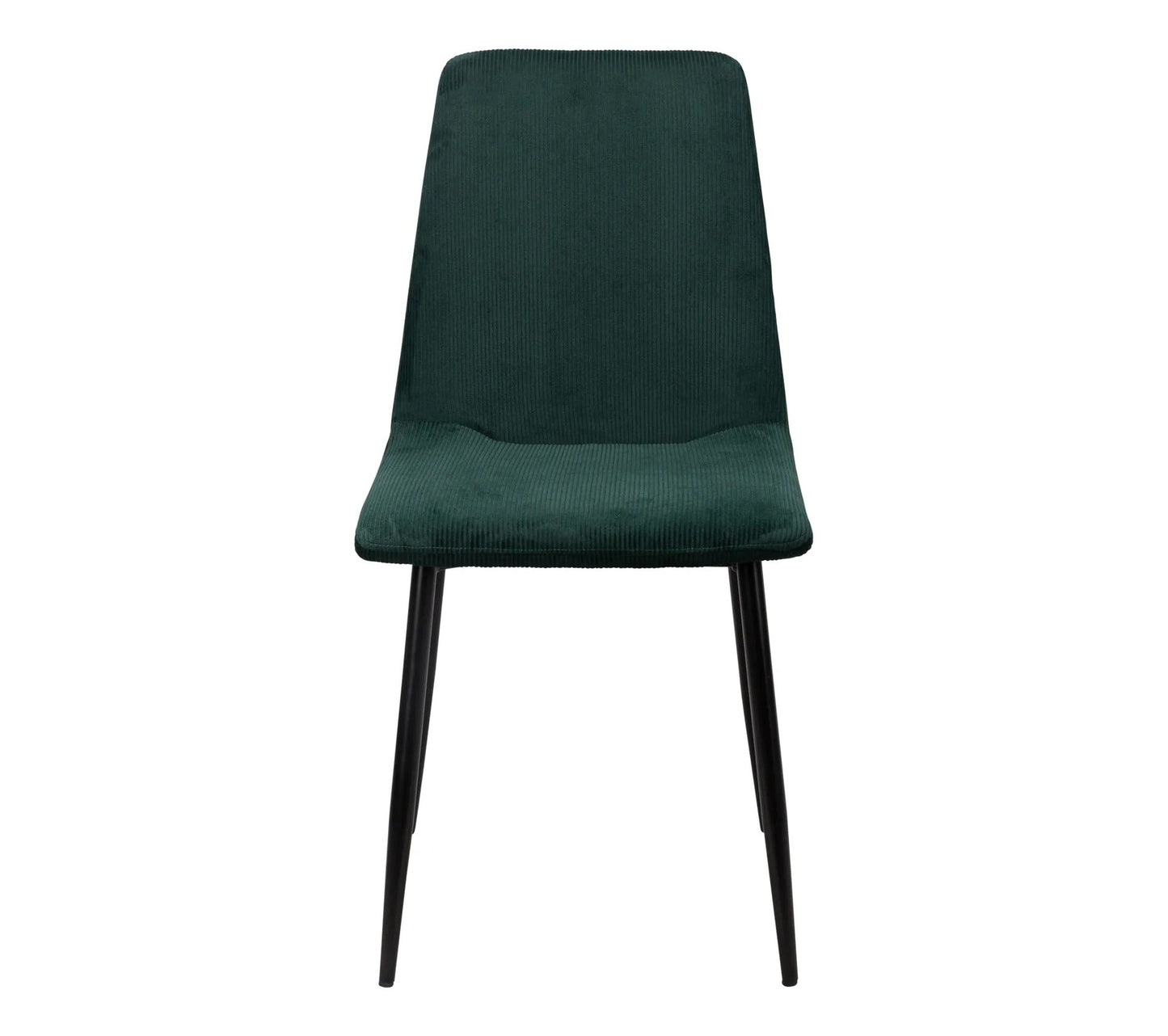 Silla APPOLINE de terciopelo verde