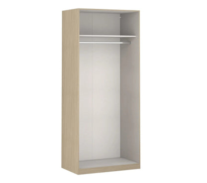 Armoire dressing imitation chêne EXTENSO L.200 compo 3