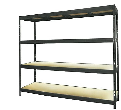 Étagère métal XXL 4 tablettes L. 237 x H. 200 x P. 60 cm