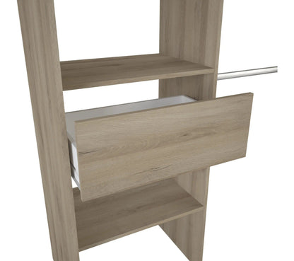 Armoire dressing extensible MOKA imitation Chêne kronberg