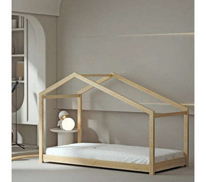 Cama cabina LILO 90x190 cm en madera natural