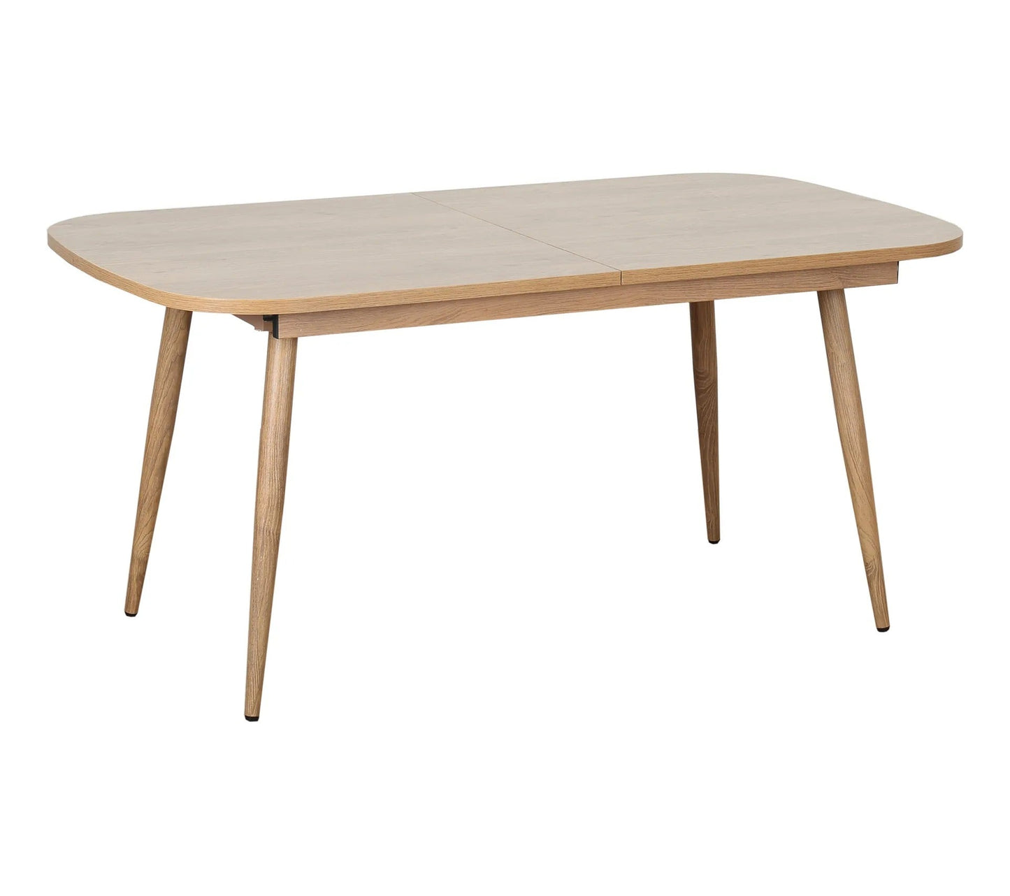 Table à manger extensible 160-200 x 90 cm COLUMBUS imitation chêne