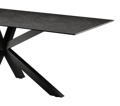 Table de séjour L.200cm BALA gris céramique