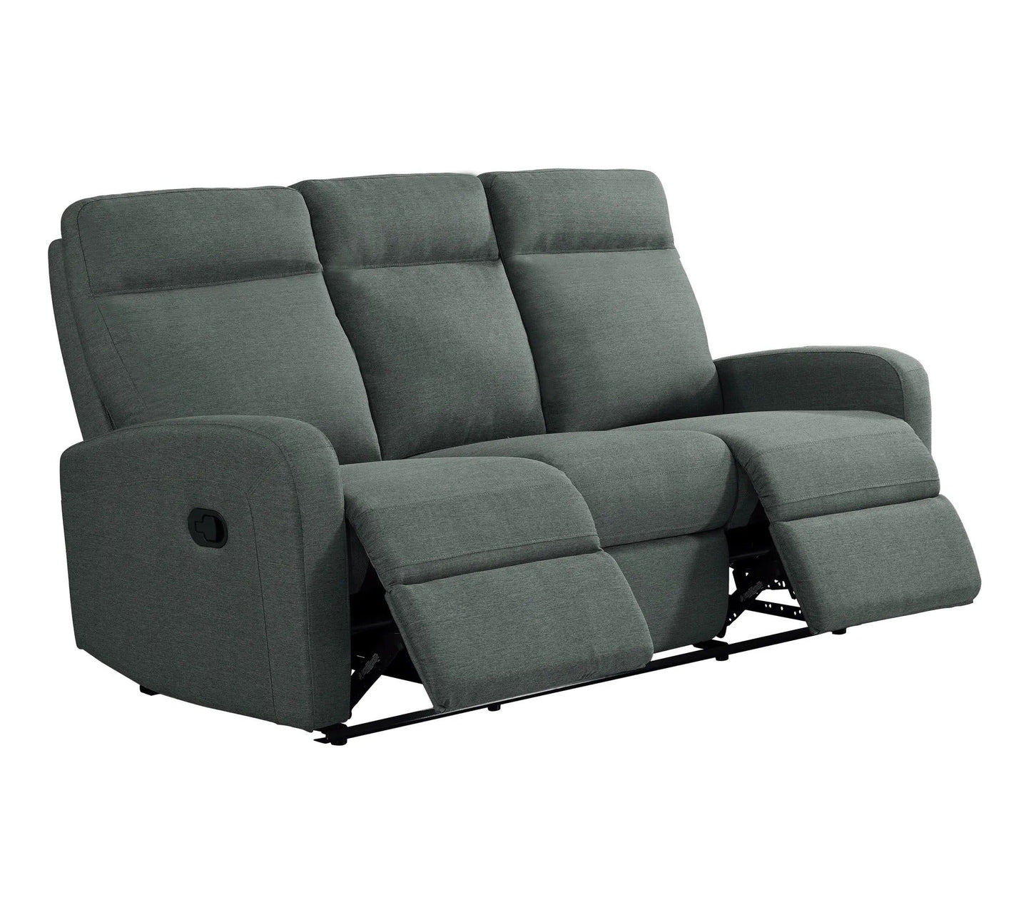 3-Sitzer-Relaxsofa OSCAR Stoff Anthrazitgrau