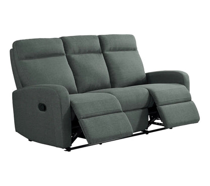 3-Sitzer-Relaxsofa OSCAR Stoff Anthrazitgrau