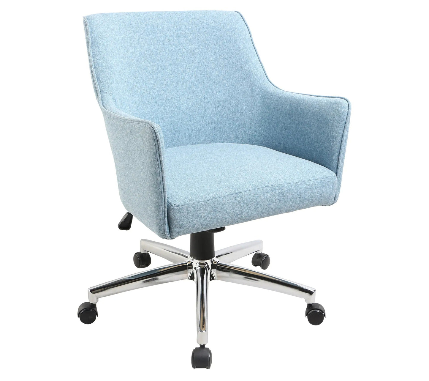 Fauteuil de bureau DEMESSIS en tissu bleu