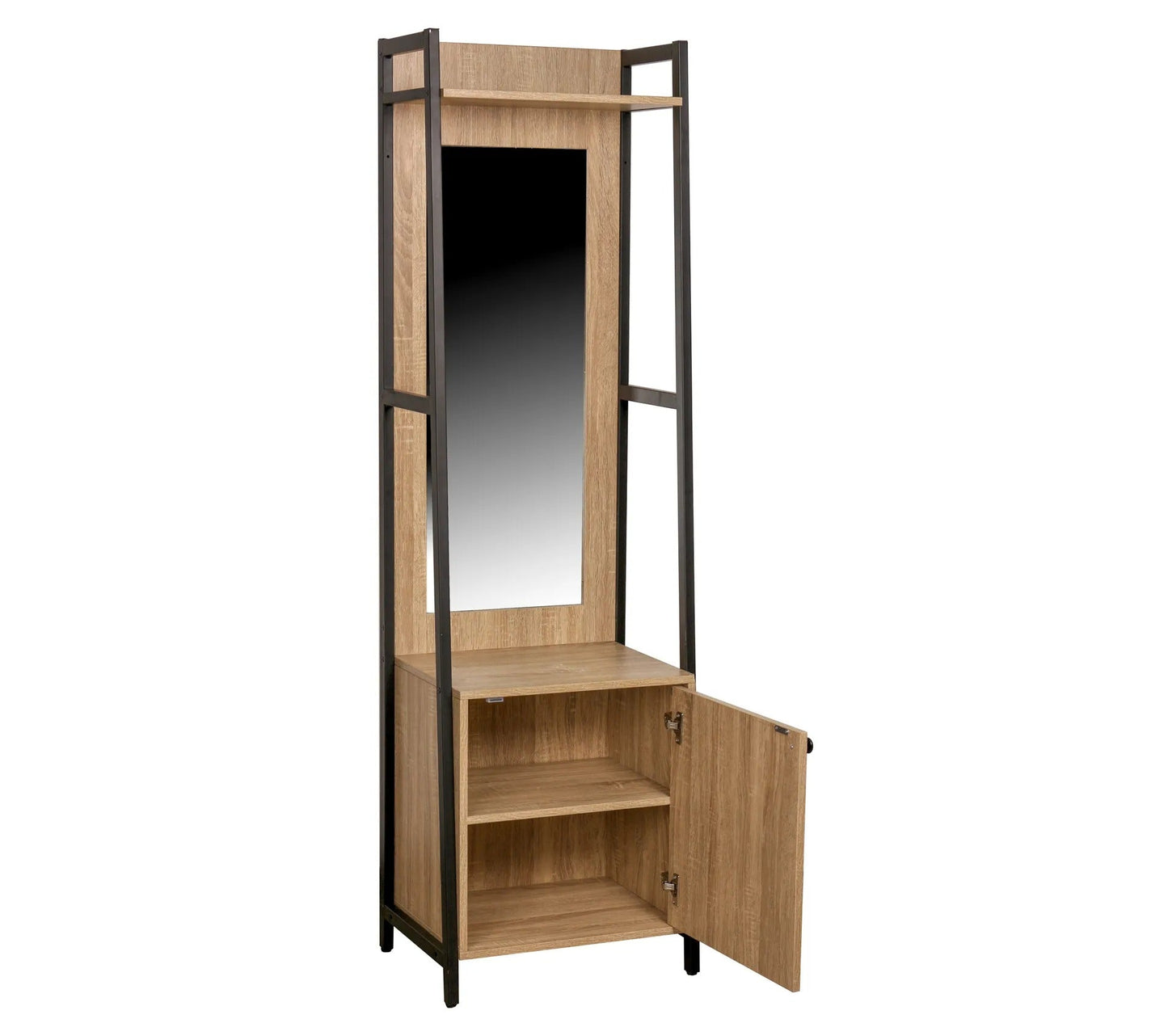 Dressing L.52 cm avec miroir BONO 1 porte, 1 penderie