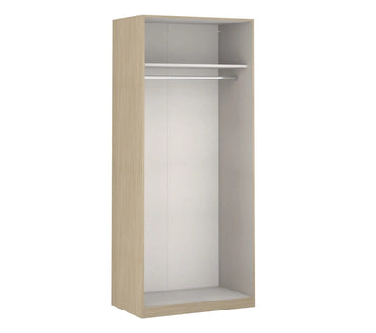 Armoire dressing imitation chêne EXTENSO L.150 compo 2