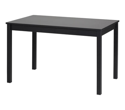 Coin repas table + 4 chaises OWEN noir