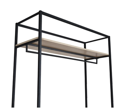 Perchero Madera Y Metal L110 X H200cm June Negro