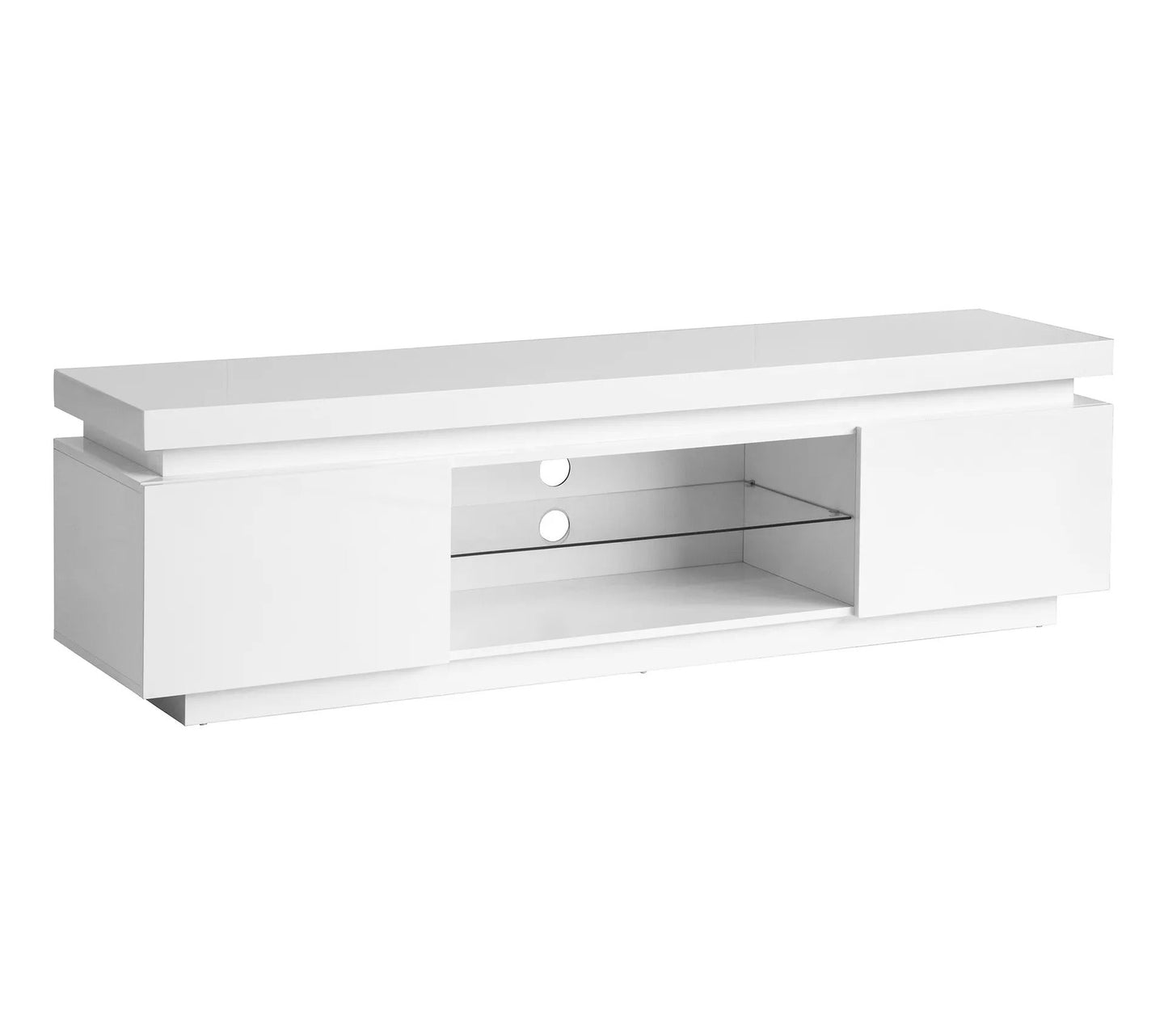 Mueble TV L.175cm AUCKLAND lacado blanco