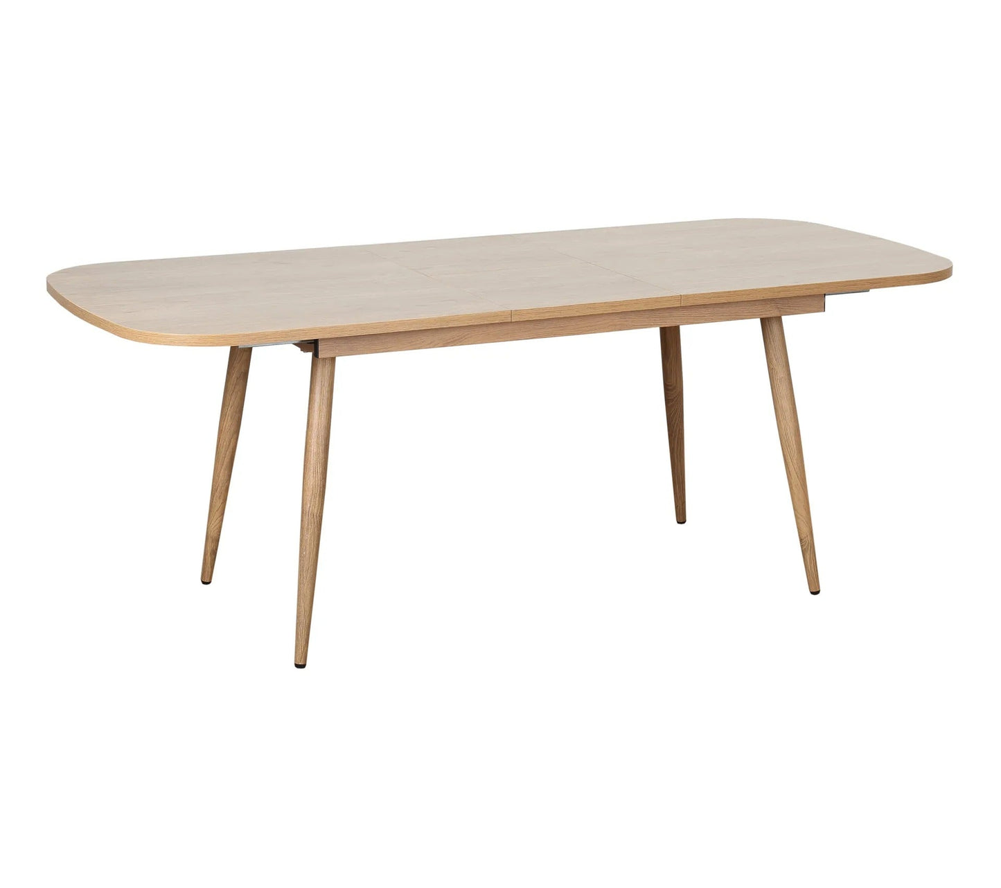 Table à manger extensible 160-200 x 90 cm COLUMBUS imitation chêne