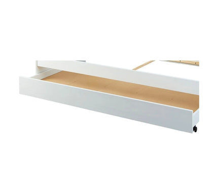 Cama nido con cajón 90x200 cm LOTAR de madera maciza Blanco