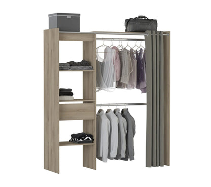 Vestidor extensible MOKA imitación roble Kronberg