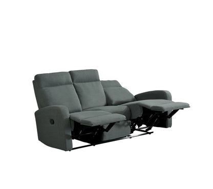 3-Sitzer-Relaxsofa OSCAR Stoff Anthrazitgrau