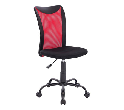 Fauteuil de bureau COMETT 2 Noir et rouge