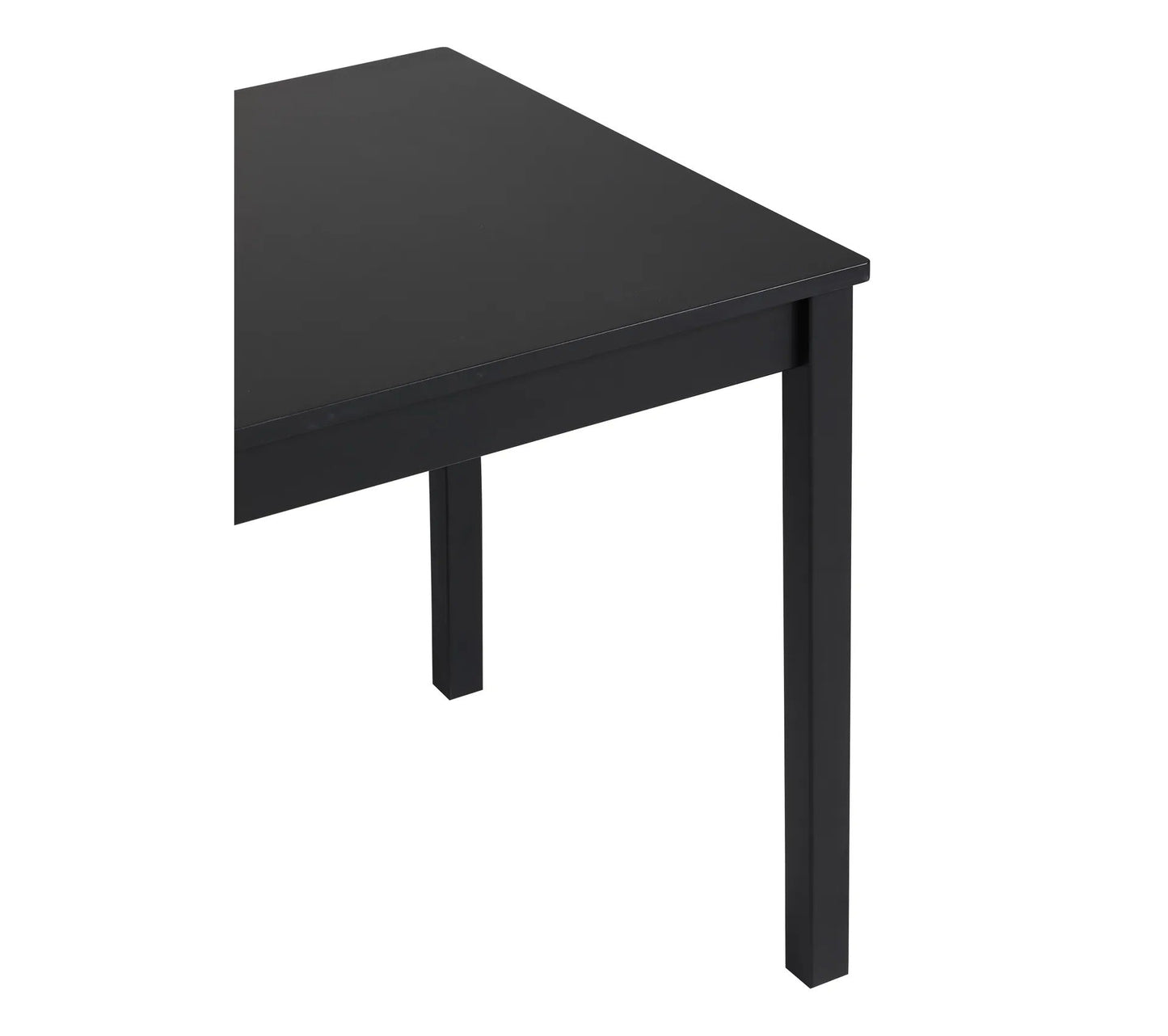 Coin repas table + 4 chaises OWEN noir