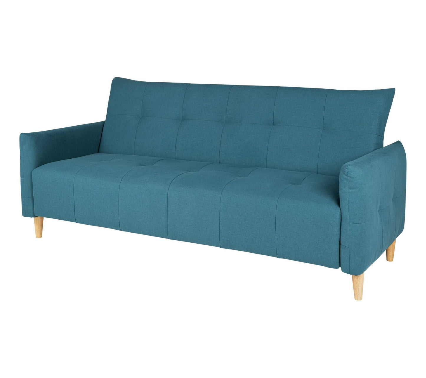 Banquette lit BIMBO tissu Bleu canard