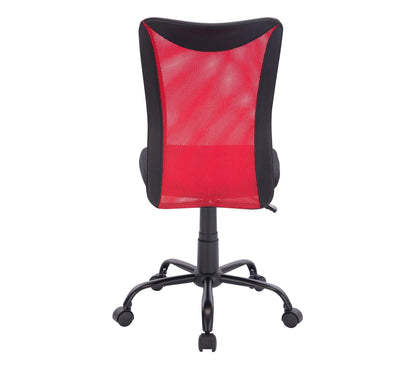 Silla de oficina COMETT 2 Negro y rojo