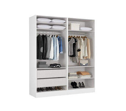 Mueble vestidor blanco EXTENSO L.200 compo 3