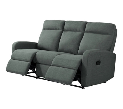 3-Sitzer-Relaxsofa OSCAR Stoff Anthrazitgrau