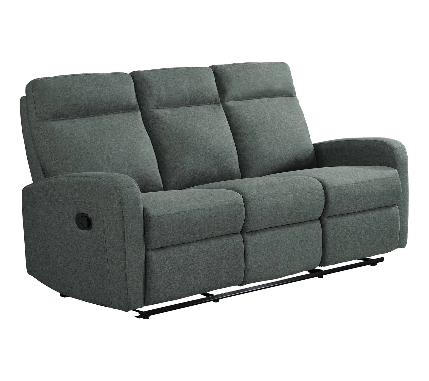 3-Sitzer-Relaxsofa OSCAR Stoff Anthrazitgrau