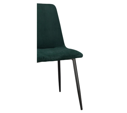 Chaise APPOLINE velours vert