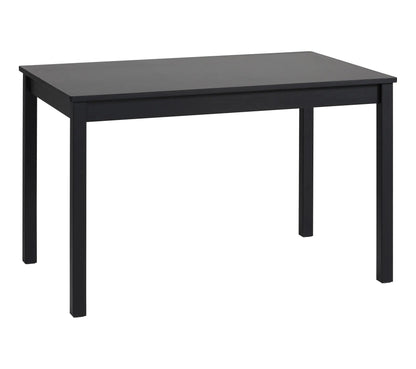 Coin repas table + 4 chaises OWEN noir