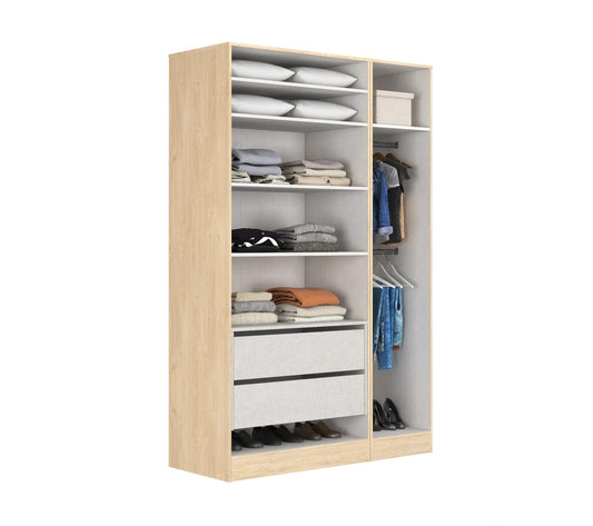 EXTENSO Ankleideschrank in Eichenoptik L.150 Kompo 2