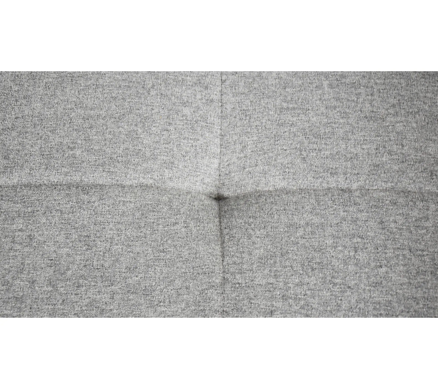 Canapé d'angle gauche convertible avec coffre EVERY tissu gris foncé et gris clair