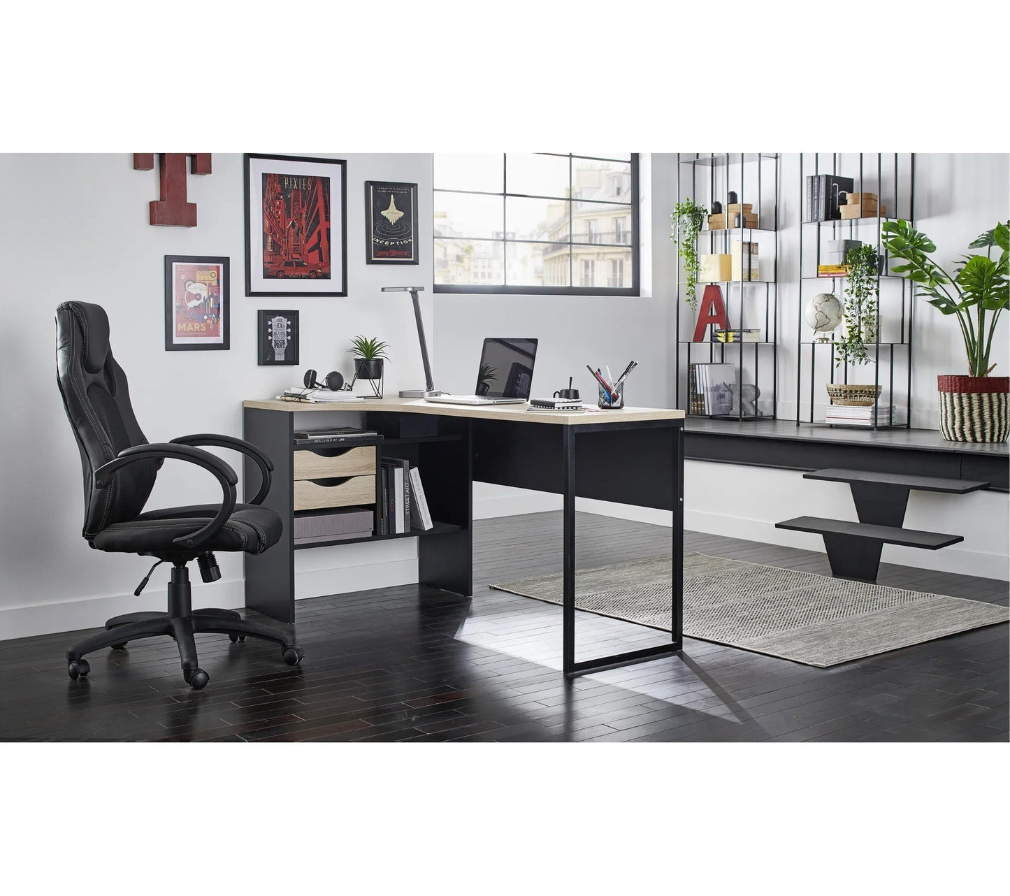 Fauteuil de bureau LOFT 2 Noir