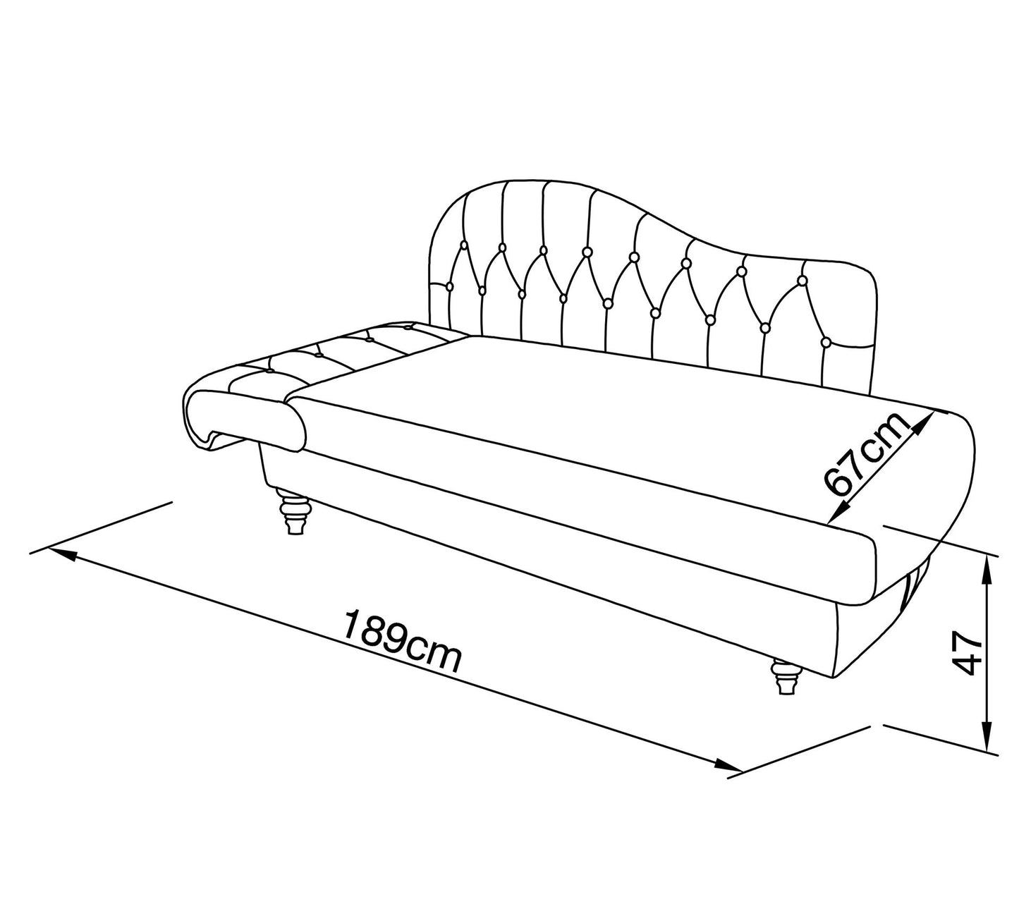 Méridienne convertible avec coffre LALOU effet velours vert