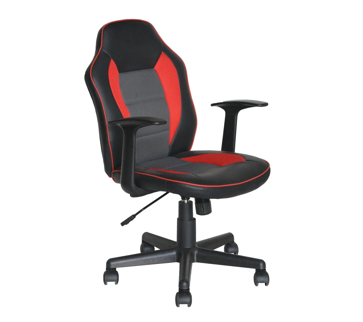 Fauteuil de bureau PUNCHY 2 Noir, rouge et gris