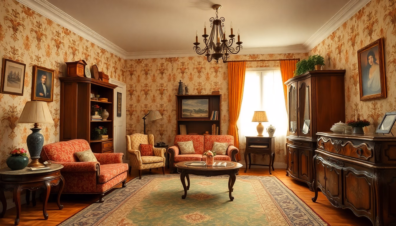Intérieur mal décoré avec des objets inadaptés