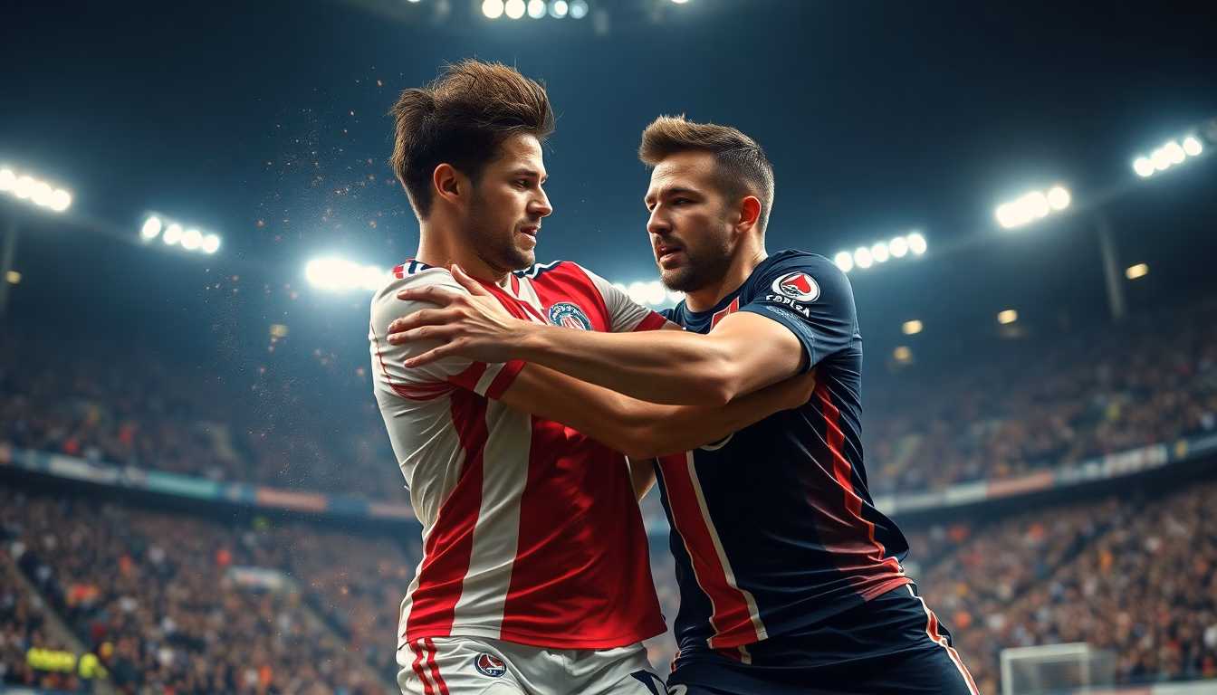 Stade de Lille lors d'un match contre le Paris-SG
