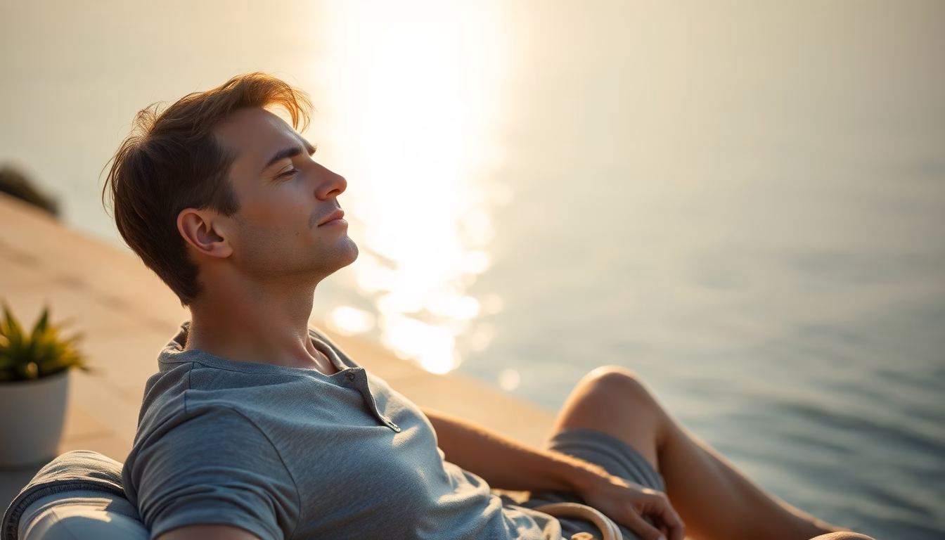 personne méditant dans un cadre naturel