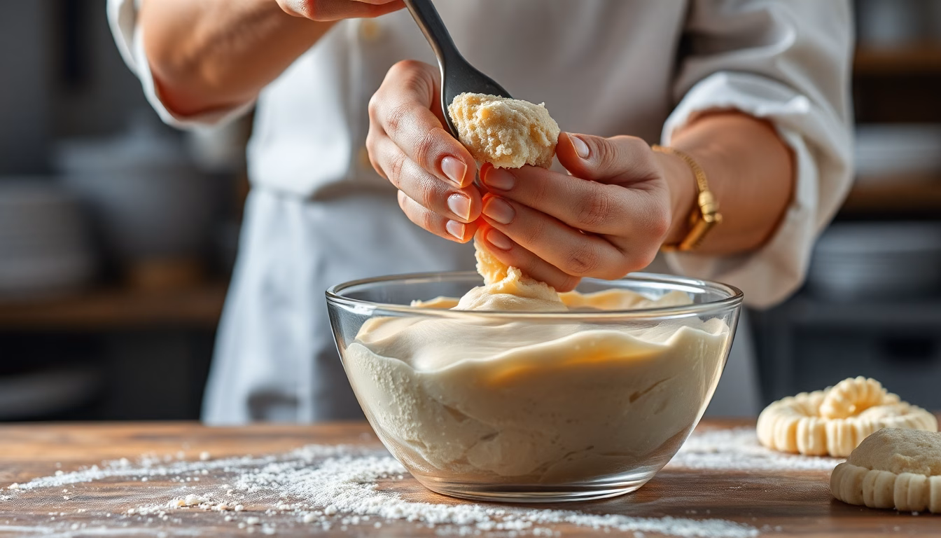 Geste technique en pâtisserie