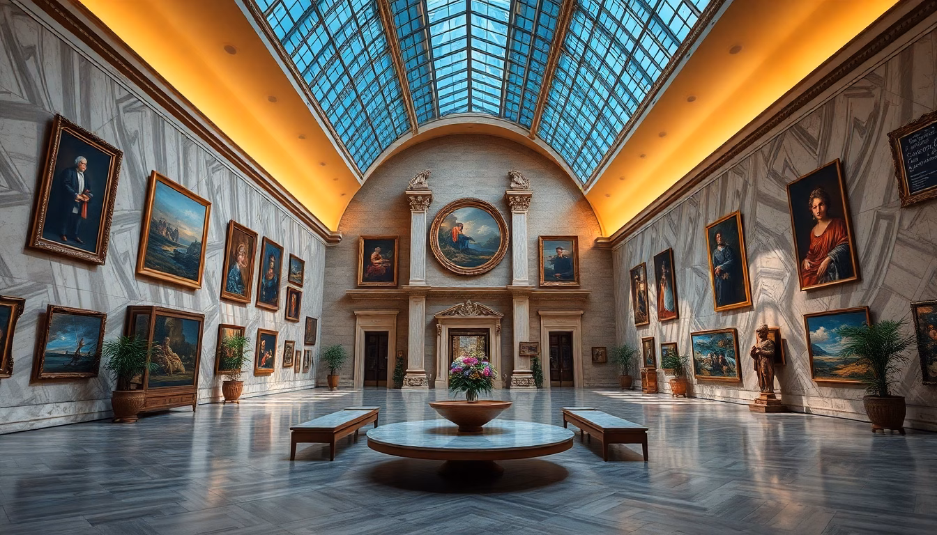 personne méditant dans une galerie du Louvre